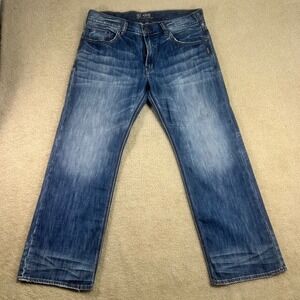Silver Jeans Co Zac Bootcut Dark Wash Denim Jeans Mens W36 L30